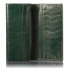 Rinle Men's Long Wallet, Genuine Leather, Bifold Wallet, Thin YKK