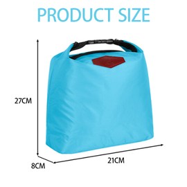 AWAVM Lunch Cooler Bag, Insulated Lunch Bag for Kids, Small Lunch Bag with Zipper, Portable Lunch Box, Mini Lunch Box for Work Travel Outdoors