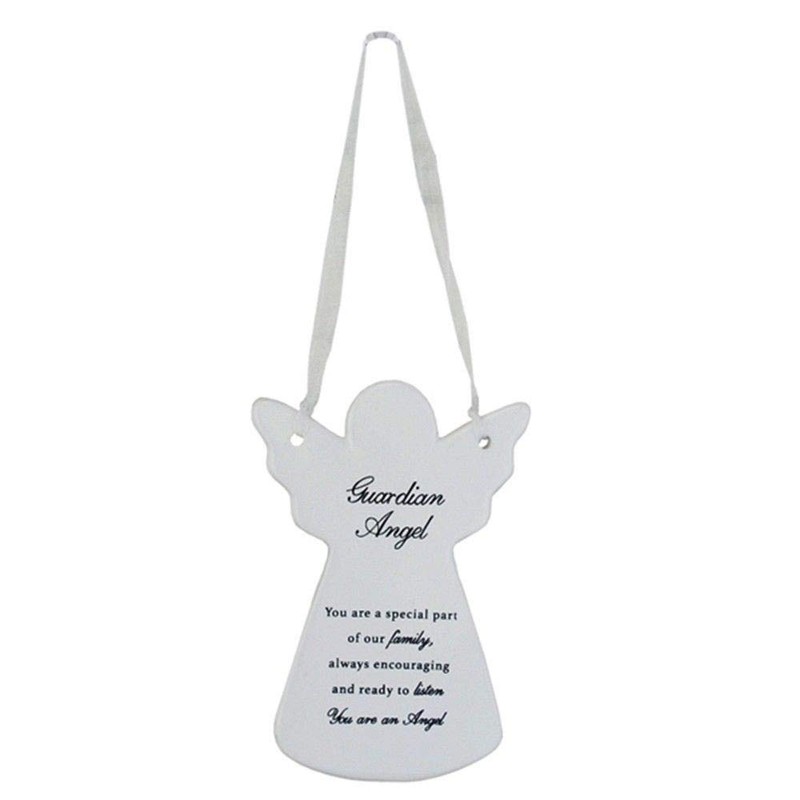 HOX Guardian Angel Nan, Wall Hanging Ribbon, Meaningful Plaque Keepsake,