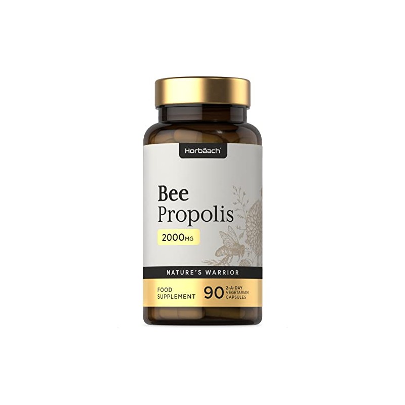 Bee Propolis Capsules | 2000mg | 90 Vegetarian Capsules |