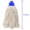 Cotton String Screw on Mop Replacement Head Compatible with All