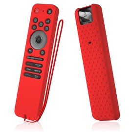 AKSHFETH Silicone Remote Control Case for LG MR25GA, Compatible with 2025 LG OLED Smart TVs C5, B5, G5, M5 Series, with Lanyard (red)