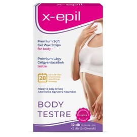 X-Epil Premium Soft Sensitive Gel Wax Strips for body (Premium)