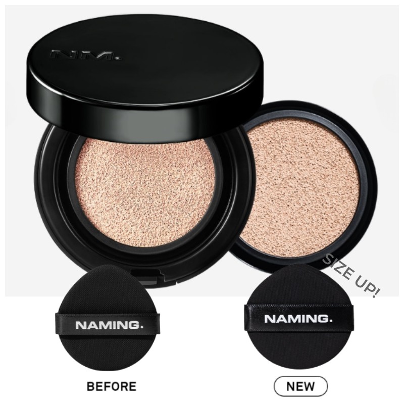 NAMING Zero Gravity Cover Fit Cushion 12g*2ea, Shade:#22N Natural Beige