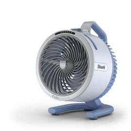 Shark FlexBreeze HydroGo Fan—Ultra-powerful portable fan with indoor + outdoor mist. Corded & cordless, long lasting battery, 5 speeds, evaporative misting, Glacier. FA052BL