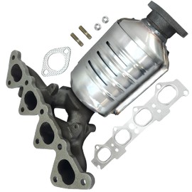 JT Exhaust Catalytic Converter Compatible with 2004-2012 Hyundai Elantra, 2007-2008 Tiburon, 2010-2011 Kia Soul, 2004-2009 Kia Spectra 2.0L (EPA Compliant)