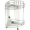 Ohki Large Wood Workshop Stainless Steel Triangular Corner 2-Tier 6257r