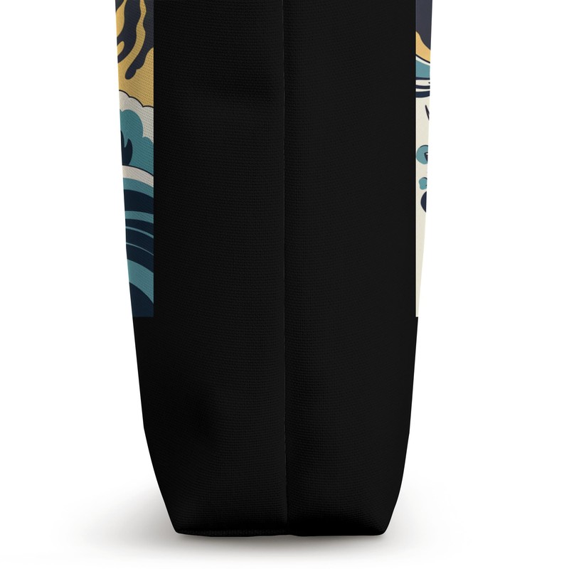 Kids Black Panther Japanese Art Vintage Black Panther Party Tote