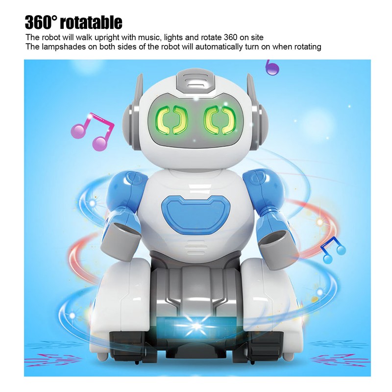 Dancing Robot Toy 360° Rotation with Cool Light Music Model
