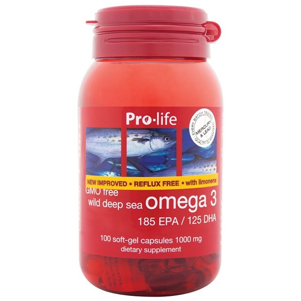 Pro-Life Omega 3 1000mg SoftGels 100