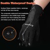 Jeniulet Winter Gloves Men Women Touch Screen Water-Resistant Windproof Anti-Slip
