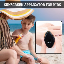 Sun Block Applicator for Kids,Compact Sun Cream Brush Sunscreen Applier | Sunscreen Applicator Brush Sunblock Brush Set with Ergonomic Grip for Kids