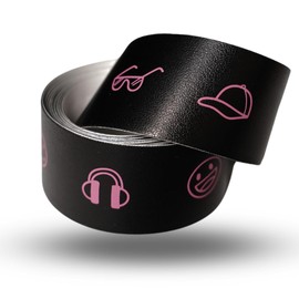 Pickleball Paddle Edge Guard Tape | Perfect Fit Pickle Ball Paddle Edge Protection Tape | No Wrinkling | Pink | Wide Width