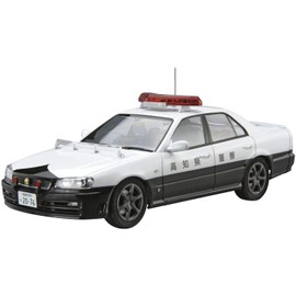 Aoshima 1/24 Scale ER34 Skyline Patrol Car '01 - Plastic Model Building Kit # 6125