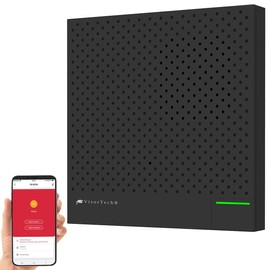 VisorTech WLAN Alarm: WLAN-Alarmanlage mit Funk-Anbindung, App, Sprachsteuerung (Alarmzentrale, drahtlose Alarmanlage, Lautsprecher)