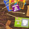 4-Pcs Lottery Ticket Scratcher Tool, Double Push Head Scratch Off