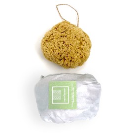 Ezo.Home 12 cm großer Meeresschwamm, ungebleichter, natürlicher Meeresschwamm in Wabenform, für die Verwendung im Bad, für Babys oder zum Basteln (Größe S, 10–12 cm)