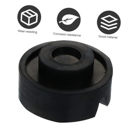 BUGUUYO 2pcs Heavy Duty Rubber Jack Pad for Car Lift Frame Rail Adapter Non Slip Design Compatible with Vehicles Durable Support for Safe Vehicle Maintenance