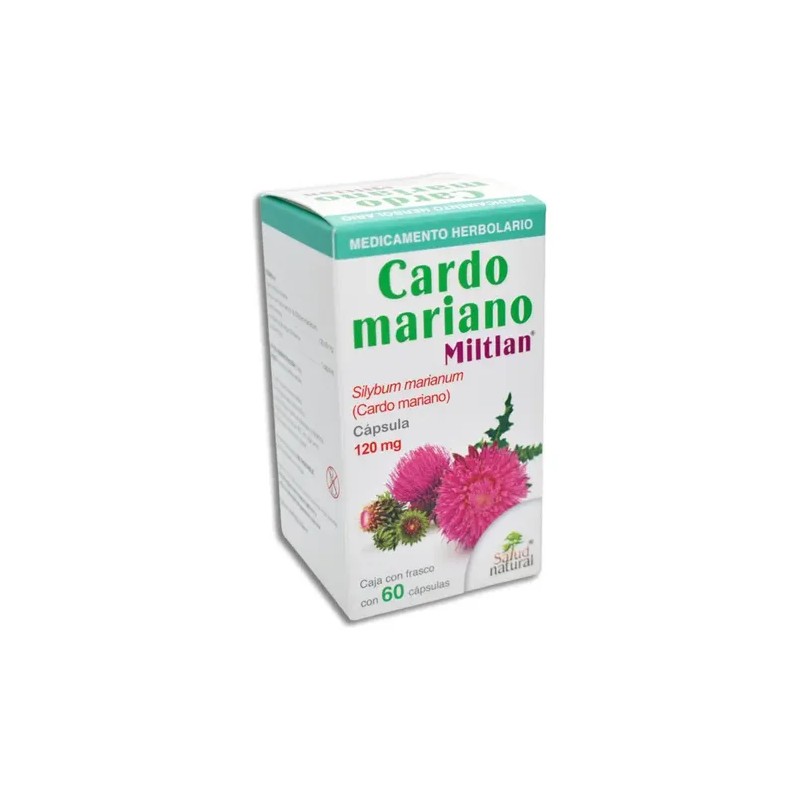Cardo Mariano Puro Miltlan, 60 Cápsulas de 120 mg