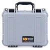 Pelican Protector 1400 Case by ColorCase - Silver - Medium