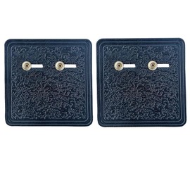 Wrestling Belt Display Wall Mount Hanger Black Leather Heavy-Duty, Universal Replica Belts Fit for Hang Display Solution (2 Pcs - Black)