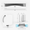 Vornado TRANSOM Window Fan with 4 Speeds, Remote Control, Reversible
