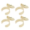 4PCS Automatic Candle Snuffer Ring Candle Wick Snuffer Stopper Stainless