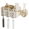 Cute Bear Toothbrush Shelf with Automatic Toothpaste Squeezer Plastic Punch
