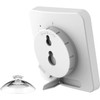 VORRINC Bathroom Clock Waterproof Touch Control ℃/℉ Humidity Temperature LCD