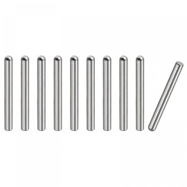 sourcing map 5x50mm Dowel Pins, 10pcs 304 Stainless Steel Round Head Flat Chamfered End Dowel Pin Bunk Bed Pins Shelf Pegs Support Shelves Fasten Elements