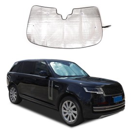 Heutamo Car Windshield Sun Shade Compatible with Land Rover Range Rover Vogue 2023 2024, Reflective Sunshade Protector, Automotive Interior Sun Protection Accessory