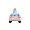 Old World Christmas Glass Blown Ornament Classic Car (46023), Pink
