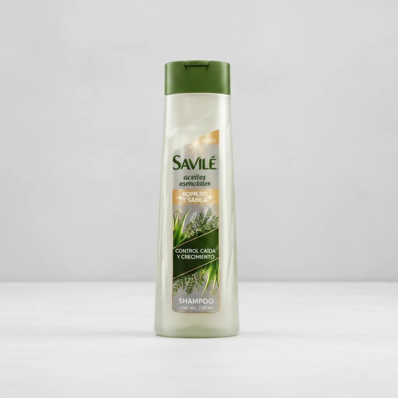 Shampoo Savilé Romero Y Sábila Control Caída Y Crecimieto