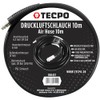 TECPO Compressed Air Hose 10 m + Tyre Inflator 0-12