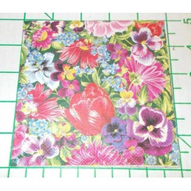 IHR Two Decorative Cocktail Napkins for Decoupage "Gerdi" in green