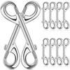ERKOON Extra Large 4.7 inch Double Ended Bolt Snaps Hooks