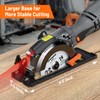 DOVAMAN Circular Saw, 5.8A 4-1/2" Circular Saw w/Laser, Metal Auxiliary