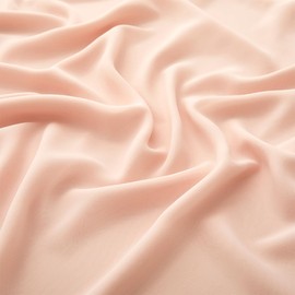 MaiMaiSuan 60" Wide Champagne Chiffon Fabric by The Yard Soft Sheer Fabric for Wedding Arch Draping Fabric,Bridal Wedding Dress Sewing DIY,5 Yards