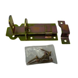 stahl-design-tebart Door Slider 4" 100mm Straight - Reliable and Robust Door Lock Easy Installation and Ideal for Various Door Types. | Reliable Security