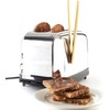 Norpro 1982 8" Bamboo 8" Toaster Tongs with Magnet, One