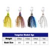 Tungsten Bladed Swim Jig Heads for Fishing - 4 Pack