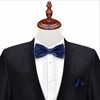 Medsuo Adjustable Bowtie, Men BowtiePre-Tied Bow Tie for Parties (Navy