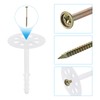 PATIKIL 102mm Perforated Insulation Pins, 50 Pack Insulating Nails Wall