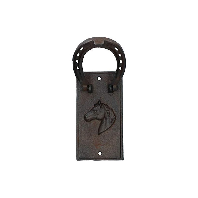 AB Tools Horse Mare Shoe Head Door Knocker Bell Ringer