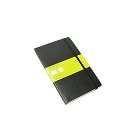 Moleskine Classic Soft Cover Plain Notebook Large Black QP618