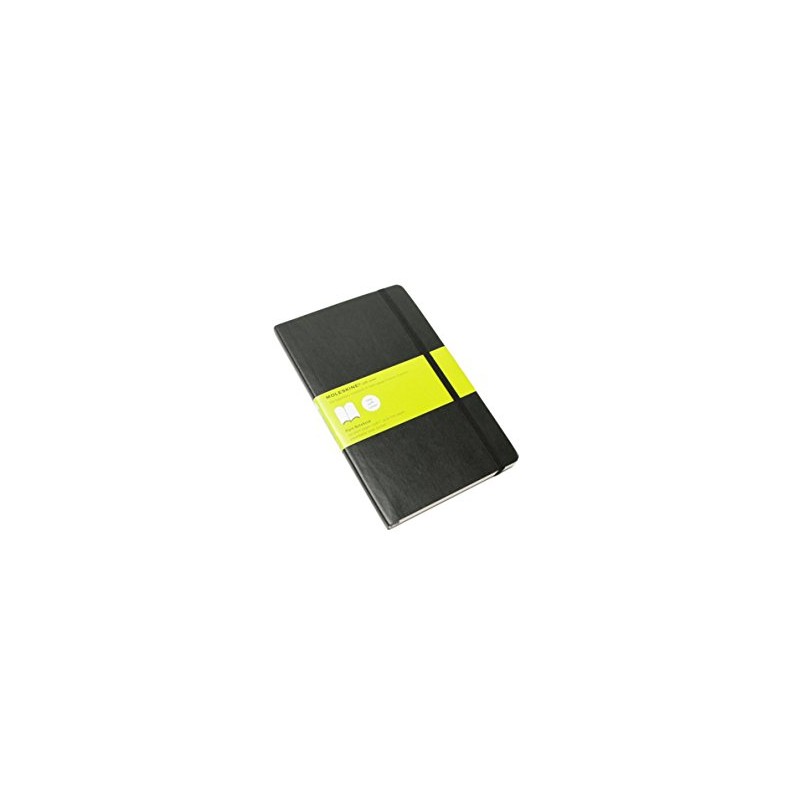 Moleskine Classic Soft Cover Plain Notebook Large Black QP618