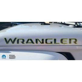 Mopar 18 19 20 jeep WRANGLER hood decal sticker rubicon willys gladiator JT JL YELLOW