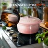 Overmont Enameled Cast Iron Dutch Oven - 7QT Pot with