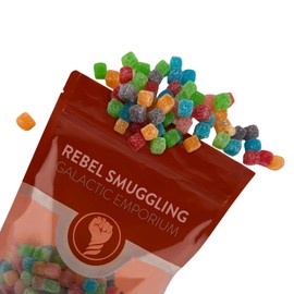 Extreme Sour Cubes Candy 1lb Bulk Bag by Rebel Smuggling Galactic Emporium