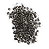 SING F LTD 100x Silver 10x10mm Double Cap Tubular Rivets